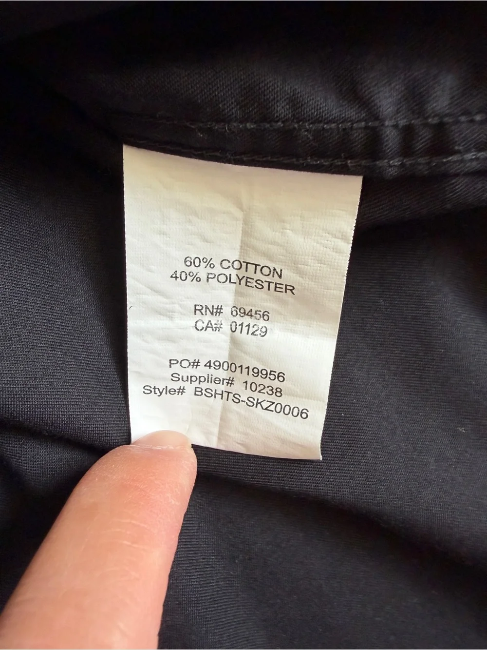 TALLIA Boys Solid Black Dress Shirt size 12